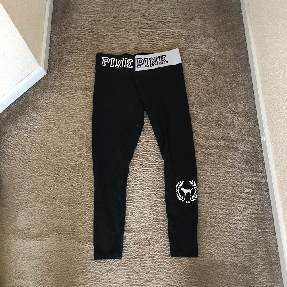 COPY - Pink Logo waistband leggings